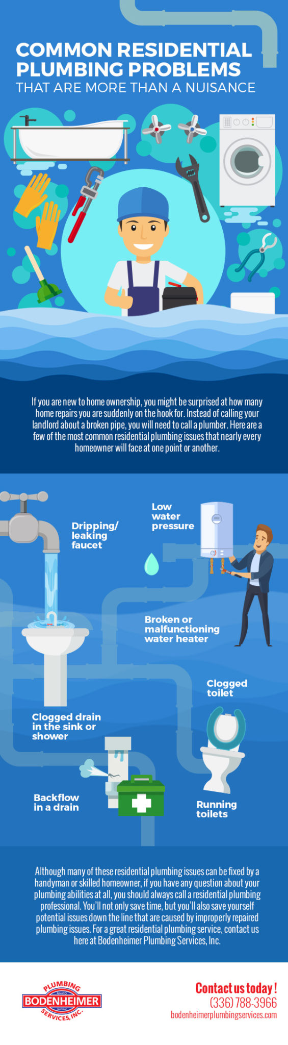 Common Residential Plumbing Problems That Are More Than a Nuisance Infographic