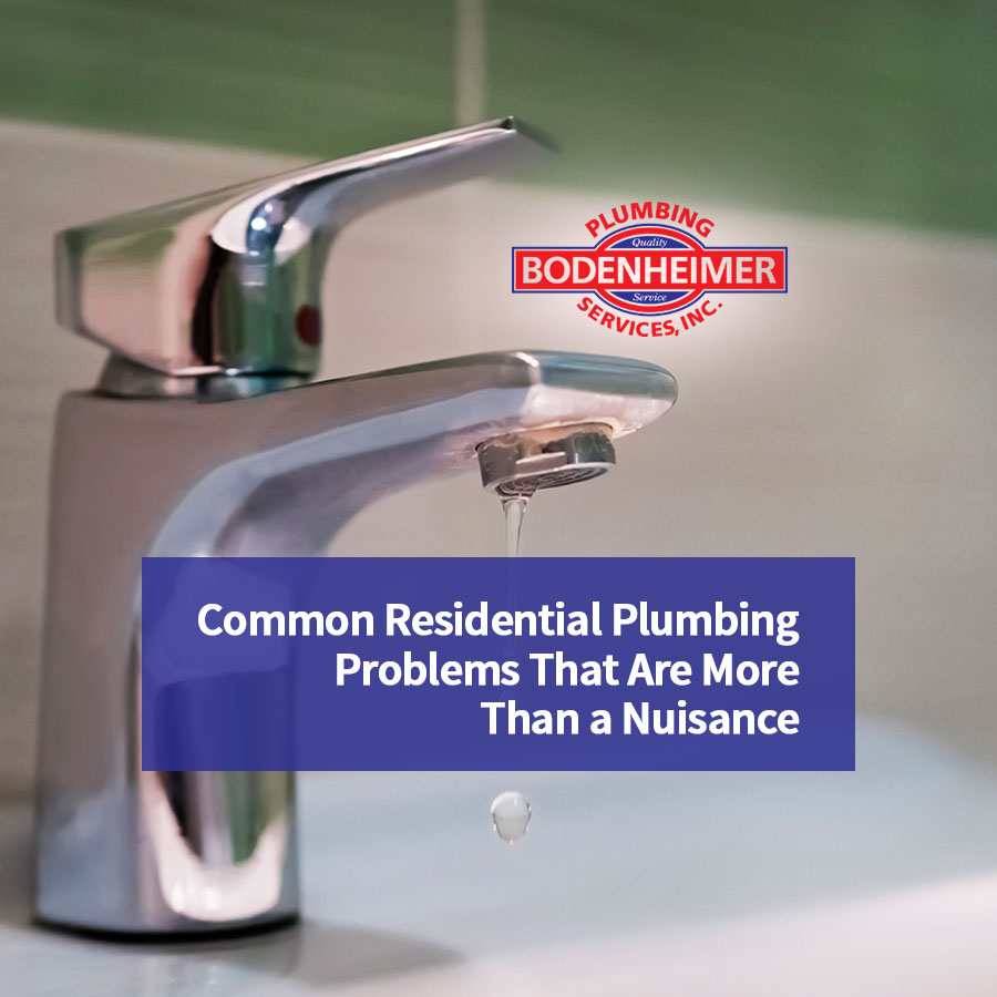 Common Residential Plumbing Problems That Are More Than a Nuisance